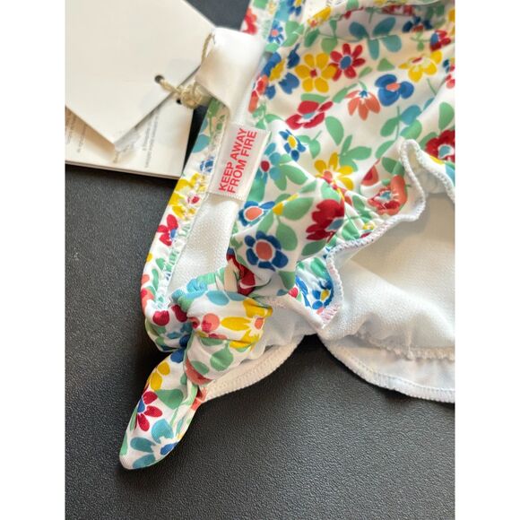 ZARA Floral Swim Diaper Cover Girl Size 12-24 months New with tag UPF 50+ - Picture 3 of 8